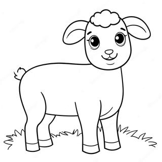 Easter Lamb Coloring Pages