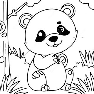 Turning Red 4 Town Panda Coloring Page 63164-50634