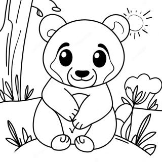 Turning Red 4 Town Panda Coloring Page 63164-50635