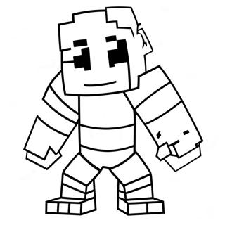 Minecraft Piglin Coloring Pages