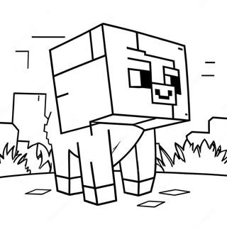 Minecraft Piglin Coloring Page 63173-50654