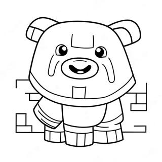 Minecraft Piglin Coloring Pages