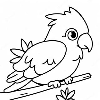 Cockatoo Coloring Page 63193-50650