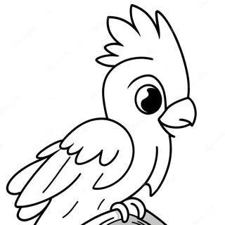 Cockatoo Coloring Page 63193-50651