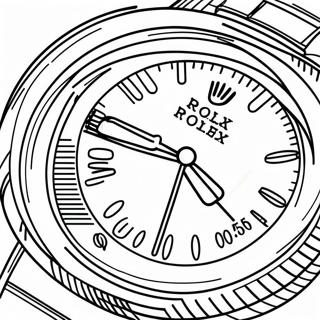 Classic Rolex Watch Coloring Page 63204-50678