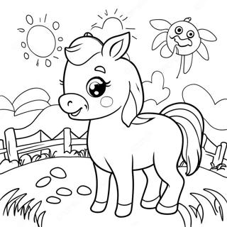 Zenon S Colorful Farm Animals Coloring Page 63234-50690