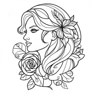 Realistic Tattoo Designs Coloring Page 63243-50698