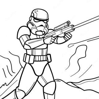 Daring Sith Trooper In Battle Coloring Page 63254-50705