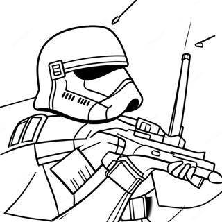 Daring Sith Trooper In Battle Coloring Page 63254-50706