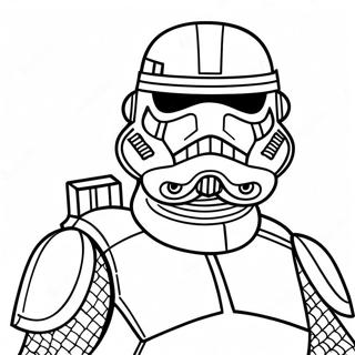 Daring Sith Trooper In Battle Coloring Page 63254-50707