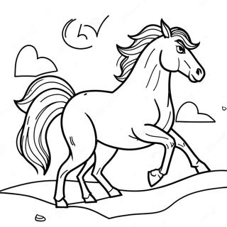 Wild Horse Coloring Page 63263-50710