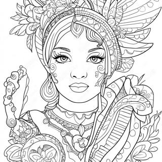 Posca Coloring Page 63283-50721