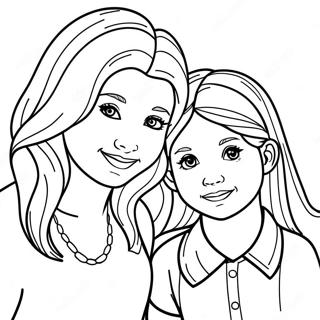 Best Sister Ever Coloring Page 63293-50733