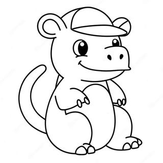 Slowpoke Coloring Page 63303-50743