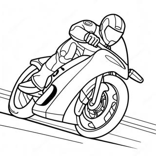 Tron Light Cycle Racing Coloring Page 63324-50760