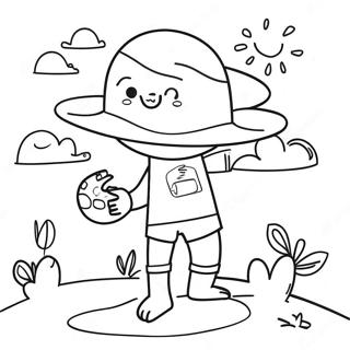 Sun Safety Coloring Page 63363-50786