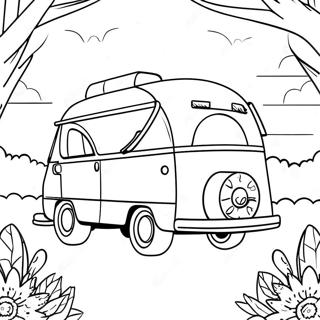 Camper Coloring Page 6336-5166