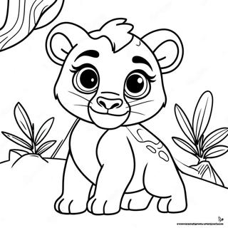 Kiara Lion Guard Coloring Page 63373-50794