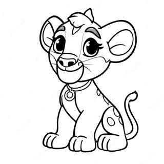 Kiara Lion Guard Coloring Page 63373-50796