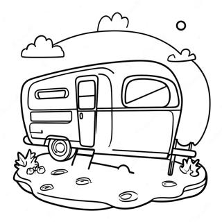 Cozy Family Camper Coloring Page 6337-5169