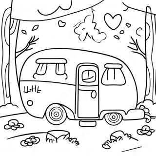 Cozy Family Camper Coloring Page 6337-5170