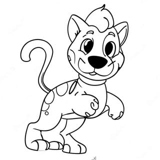 Gimkit Character In Action Coloring Page 63394-50820