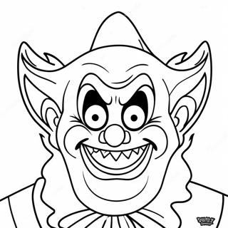 Killer Klowns Coloring Page 63403-50823