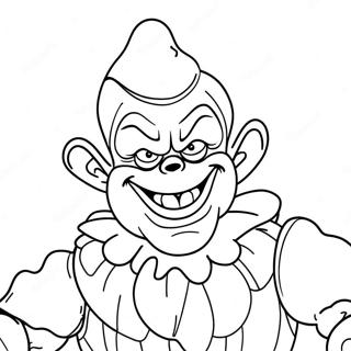 Killer Klowns Coloring Page 63403-50824