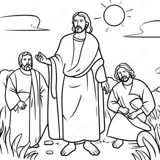 Parables Of Jesus Coloring Page 63533-50927