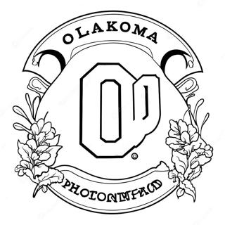 Oklahoma Sooners Logo Coloring Page 63543-50932