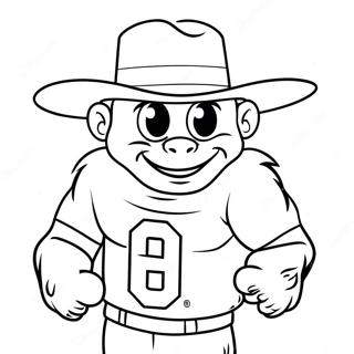 Oklahoma Sooners Mascot Coloring Page 63544-50935