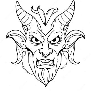 Demon Coloring Pages