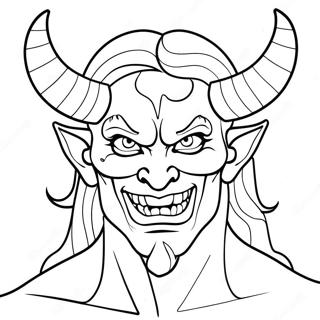 Demon Coloring Page 6356-5178