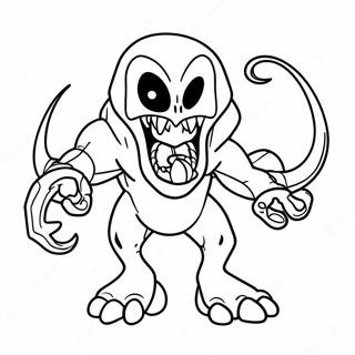 Among Us Venom Coloring Pages