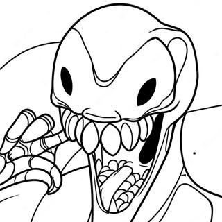 Creepy Venom Among Us Coloring Page 63604-50986