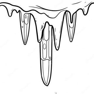 Icicle Coloring Page 63623-50999