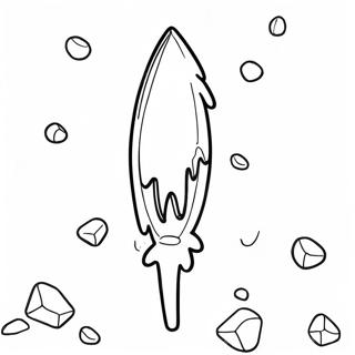 Sparkling Icicle Coloring Page 63624-51004