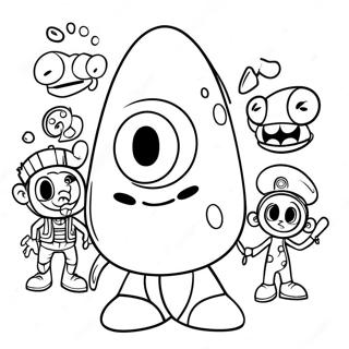 Numberjacks Fun Adventure Coloring Page 63634-51009