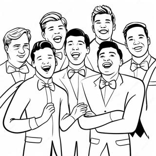 Glee Coloring Pages