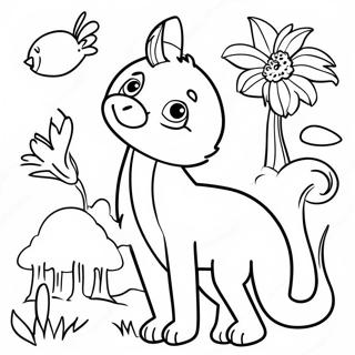 South America Animals Coloring Page 63653-51021