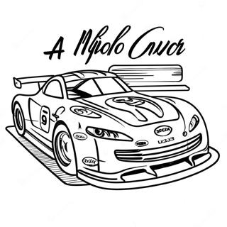 Kyle Busch Coloring Pages