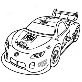 Kyle Busch Racing Car Coloring Page 63683-51048