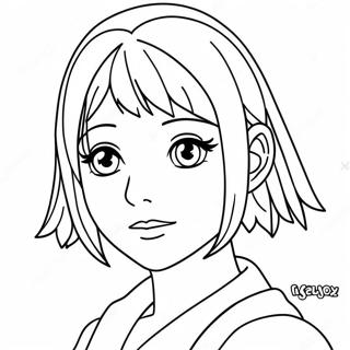 Anya Anime Coloring Pages