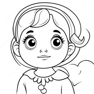 Cute Anya With Big Eyes Coloring Page 63694-51056