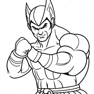 Tekken Coloring Pages