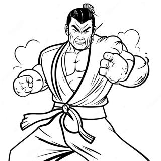 Tekken Coloring Pages