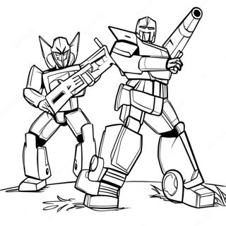 Jazz Transformers Coloring Page 63723-51078