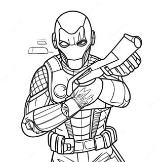 Deadshot With Target Coloring Page 63744-51098