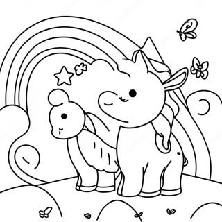 Rainbow Friends Teal Coloring Page 63763-51110