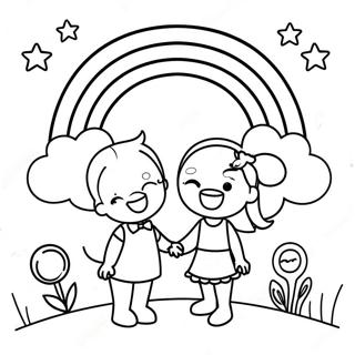 Rainbow Friends Teal Coloring Page 63763-51111